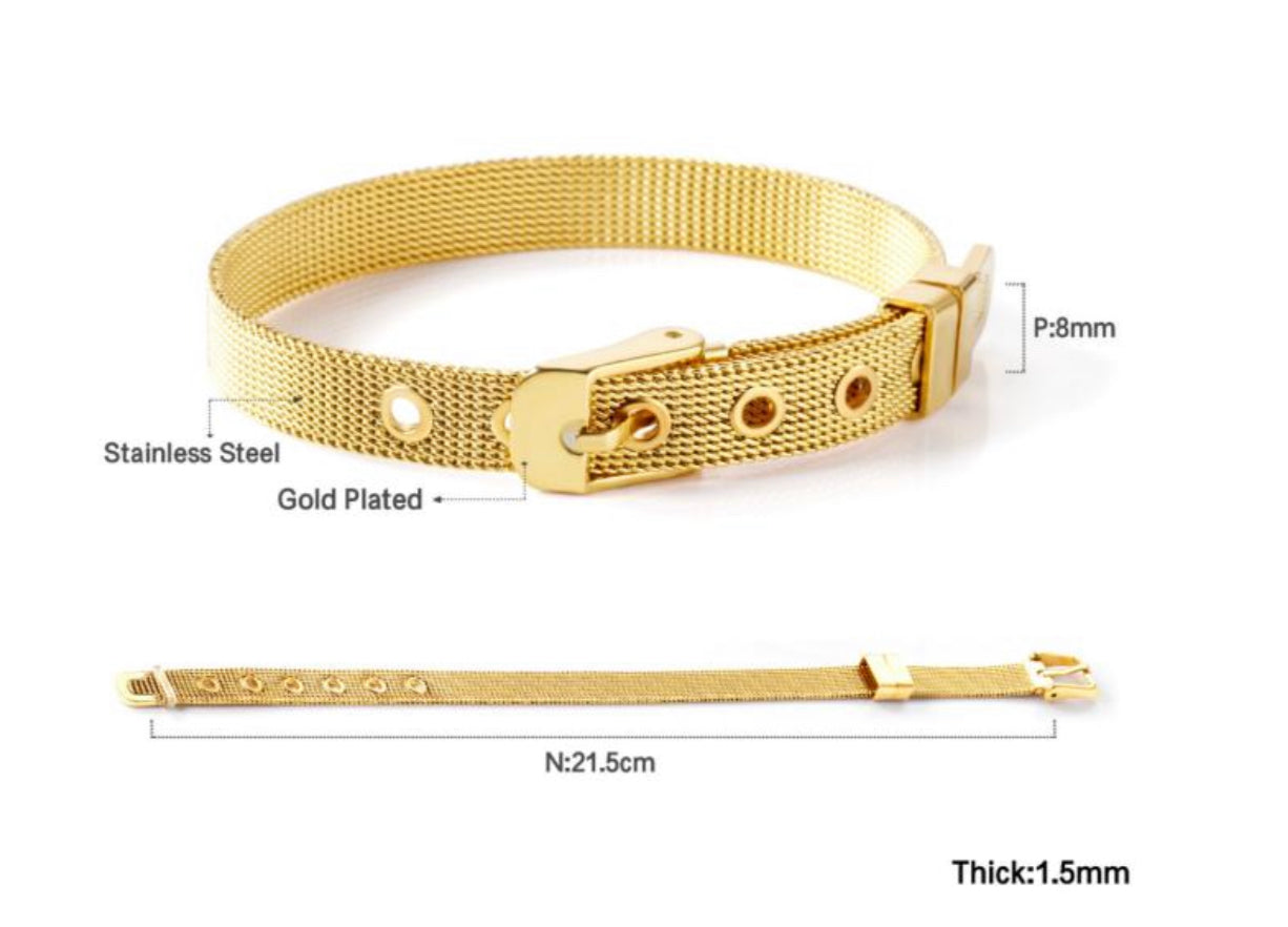 Aura Lux 18k Belt Bracelet